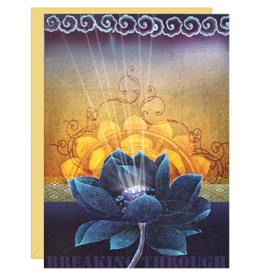 Greeting Card - Breaking Through
